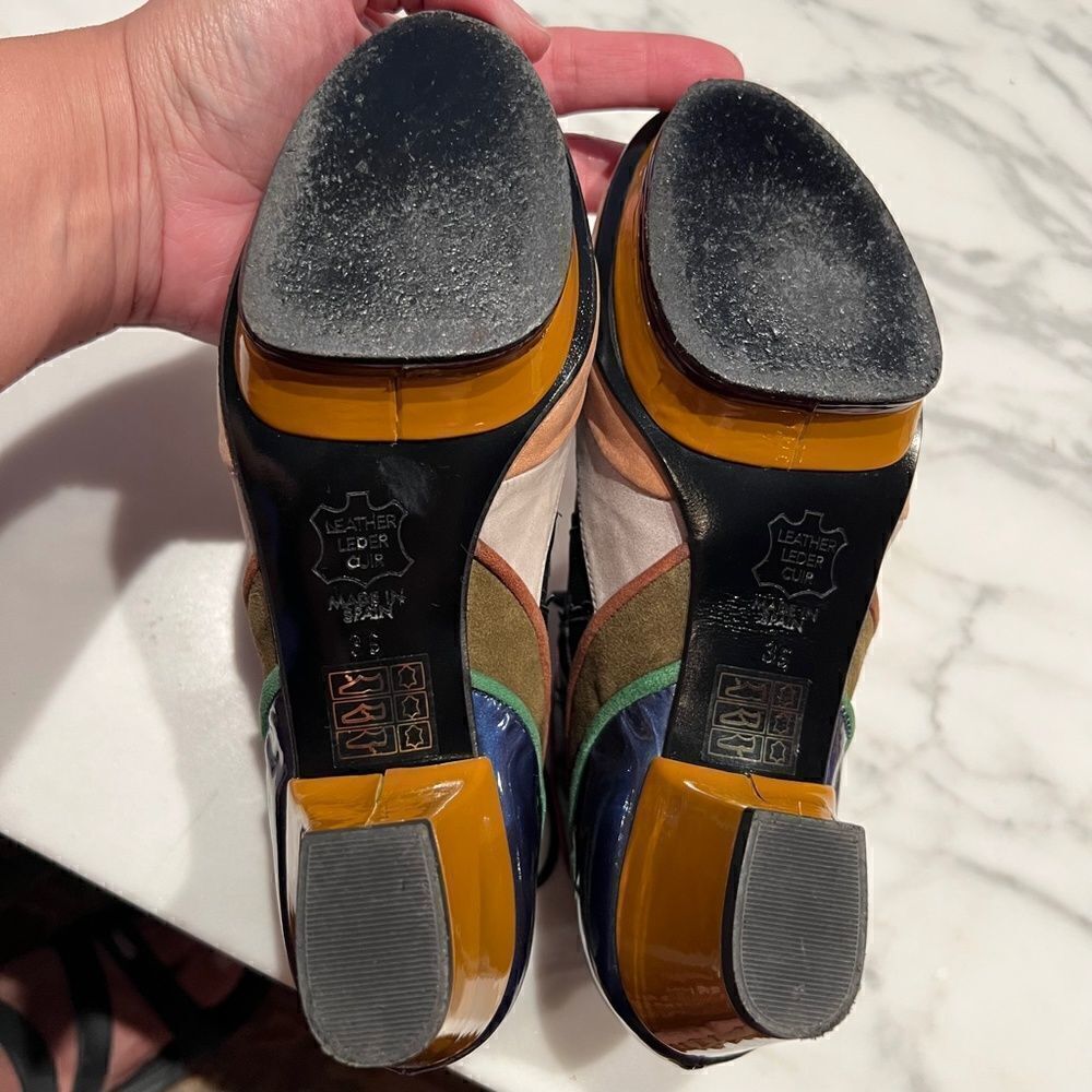 Kron Sculptural Colorblock lace-ups - Picture 6 of 10